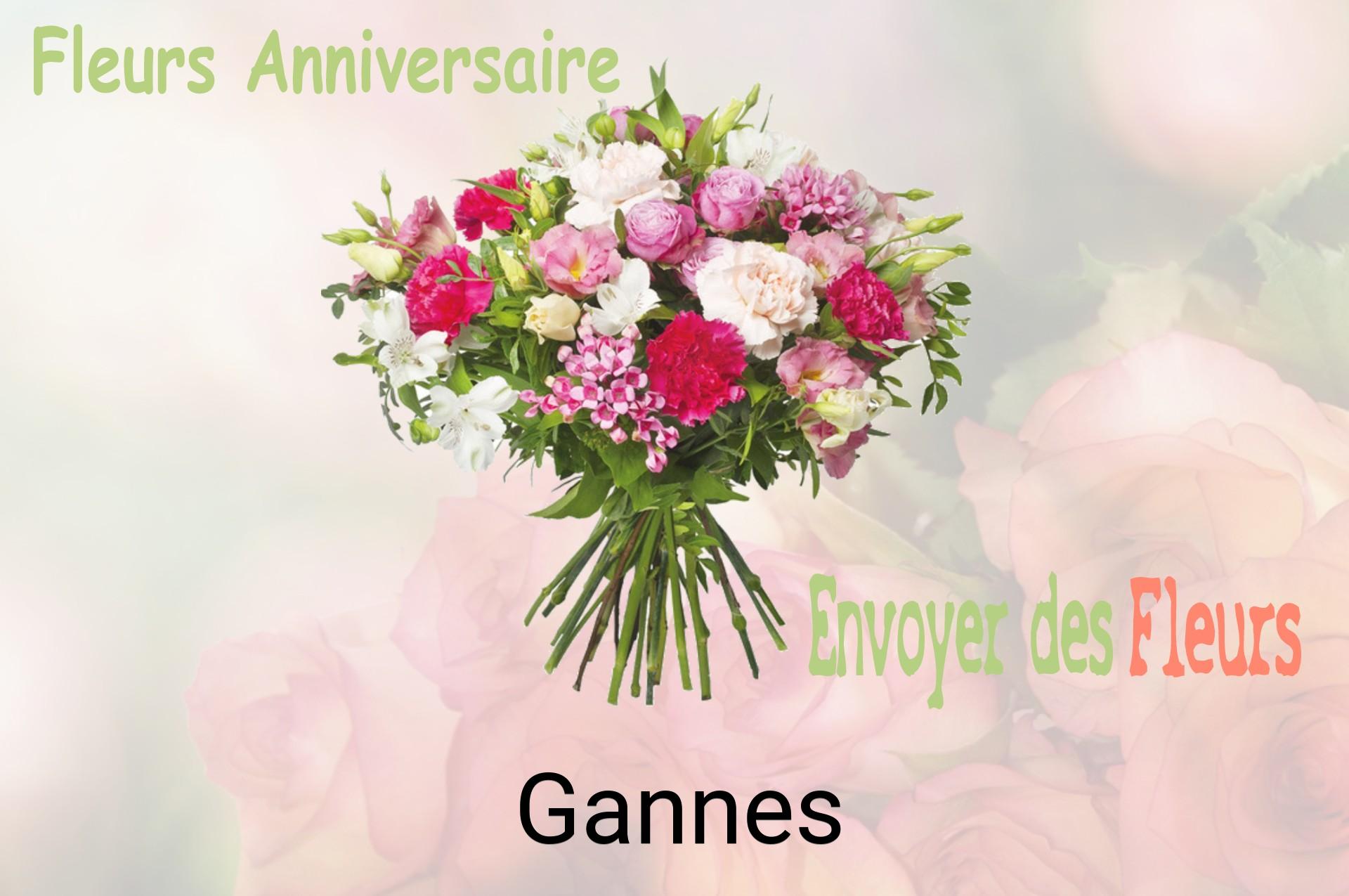 Bouquet de fleurs d’anniversaire livré à Gannes